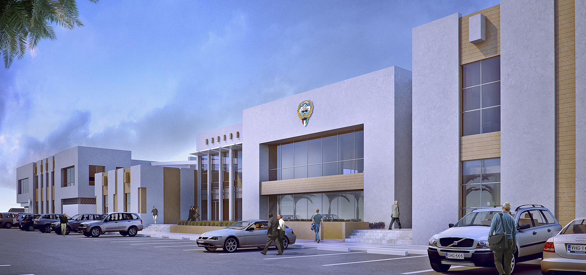 Protected Embassy Security fence and embassies protection department | Dar SQC ...